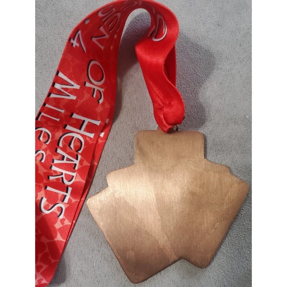 Yes.Fit - The Queen of Hearts 75.4 Miles Fitness Medal - Add to Your Collection - Picture 2 of 2